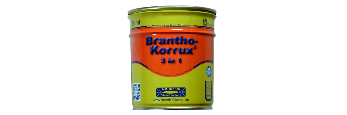 Brantho Korrux 3-in-1 075 Liter Blik – de perfecte oplossing voor uw bescherming van metalen oppervlakken - 