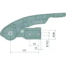 AKS 3504 veiligheidskoppeling M16 nieuw design slot Safety-Ball