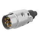7-polige metalen connector met schroefaansluiting