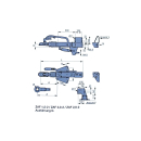 Schema di foratura AE ZAF 3.5-1 2500-3500 kg: FV 130-150...