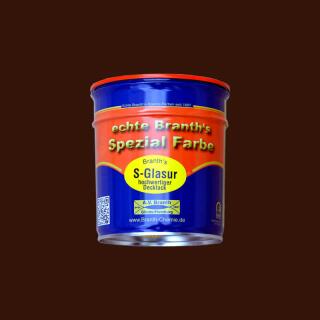 Branths S-Glaze (langzaam drogend) blik 0,75 l roodbruin RAL 3009