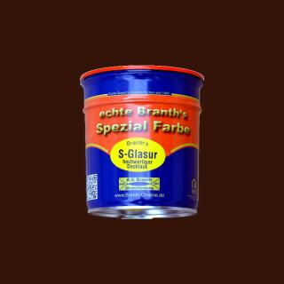 Branths S-Glaze (langzaam drogend) kan 0,75 l bruin RAL 8016