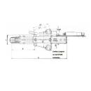 KNOTT AE aansluiting V 2000-3500kg KFG 35 D / GF boven / onder LM: E 120, D 200/225 met SK