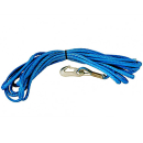 DYNA fiber rope blue with sewn-in load hook Ø 8...