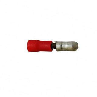 Ronde plug 35335, geïsoleerd, rood, 4 mm, 0,50 - 1,50 qmm