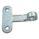 Screw-on eyelet size 1 Material: galvanized