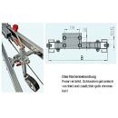 Neuswieltraverse voor tractieaansluitingen V - 3.500 kg Lengte: 390/410 mm