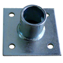 Flange for support foot