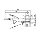 AL-KO AE Ojal DIN 161 S 950-1600 kg 1637/2051 tubo...