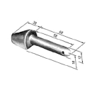 Kolek do przyspawania Ø 12 x 68 mm surowy