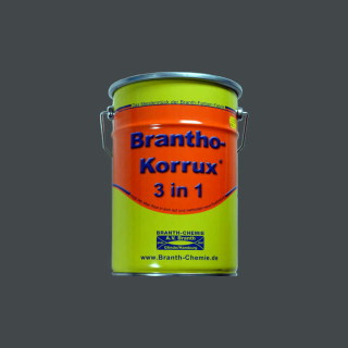 Brantho Korrux "3 in 1" 5 liter donkergrijs / ijzergrijs RAL 7011