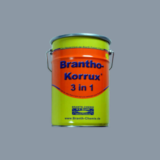 Brantho Korrux "3 in 1" 5 liter zilvergrijs RAL 7001