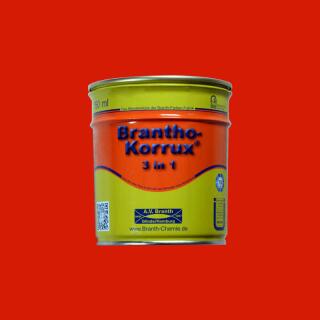 Brantho Korrux "3 in 1" 0,75 liter blik, rood vat BK320 = RAL 3028