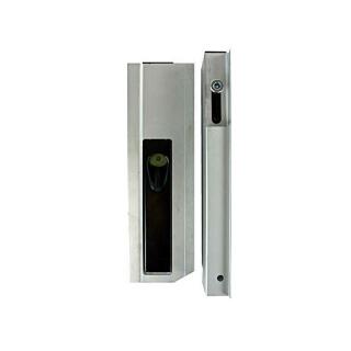 Aluminium slot met stop 350 mm hoog, rechts
