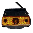 Flatpoint I yellow DC 0.25m LED side marker light