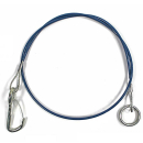 Breakaway rope hook & eye, cover length 910mm, rope...