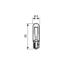 Lampadina Osram 12V 3W attacco W 2.1x9.5d