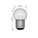 Lampada a incandescenza 12V 10W BA 15 S