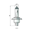 Gloeilamp Narva H7 HD 24 / 70W fitting Px26d + 100%