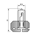 Lampadina Osram H2 24V 70W X511 alogena