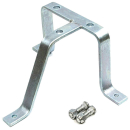 Spare wheel holder suitable for 4-hole + 5-hole rims