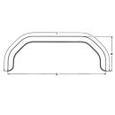 Dubbelassig spatbord profiel 12/40 B240 L1910 S1500 H380