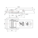 SPP - excenterslot, ZB-06, 106 mm, ronde beugel, gegalvaniseerd