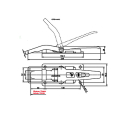 SPP - zamek jezyczkowy, ZB-09, 267 mm, katownik plaski,...