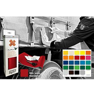 Zelfklevende zeildoekpleister 0,20 x 0,30 m rood RAL 3002