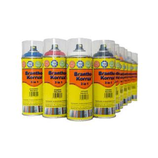 Brantho Korrux "3 in 1" 400 ml spuitbus donkergrijs / ijzergrijs RAL 7011