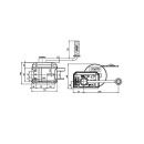 AL-KO 501 A OPTIMA kabelspil 500 kg med 20 m reb