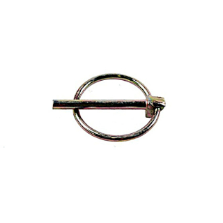 Linch pin, verzinkt. Bout: 8 mm, x 42 mm