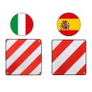 Aluminium waarschuwingsbord voor uitstekende ladingen...