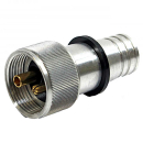 Plug 2-pin aluminum screw connection