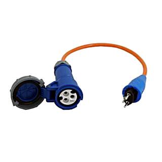 Adapterkabel CEE koppeling Bajo / Vollg stekker CH 500 mm