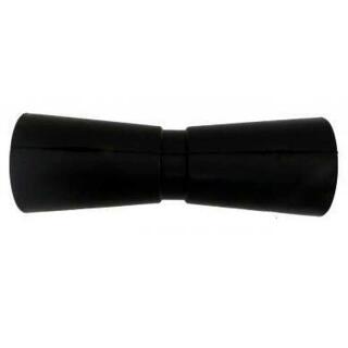 V-vormige kielrol, rubberen as-Ø 17,5 mm, lengte 300 mm