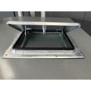 Dakluchtklep 265 x 215 mm, verzinkt zilver, staal