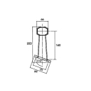 Swiatlo obrysowe Superpoint czerwono/biale katowe 24V