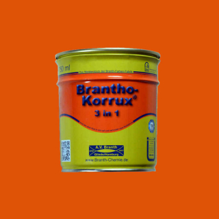 Brantho Korrux "3 in 1" 0,75 liter blik verkeersoranje RAL 2009