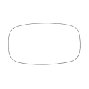 Mirror glass unheated mirror 418159