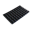 Round knobbed mat, non-slip 1650x3000x8 mm