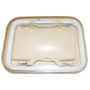 Trappe de toit sans grille de protection verre transparent