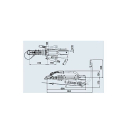 V-brake type 161 S handremhendel met vaste middenstand