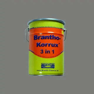 Brantho Korrux "3 in 1" 5 liter stofgrijs RAL 7037