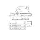 Winterhoff WW 8 G zijdelings geboord tot 800 kg trekbuis 60 mm vierkant