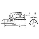 Knott K 7.5 Ausf. C Barre dattelage environ 50 mm