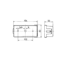 JOKON driekamerlamp compleet BBSK 580 met kentekenverlichting L + R