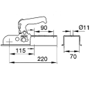 Albe Berndes EM 80 V version G 70 mm firkantet M10