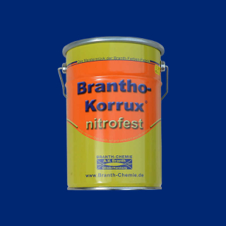 Brantho Korrux "nitrofest" 5 liter container gentiaanblauw RAL 5010