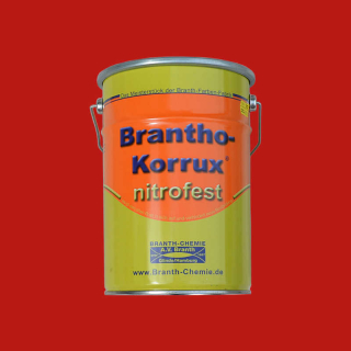 Brantho Korrux "nitrofest" 5 liter container vuurrood / sealrood RAL 3000